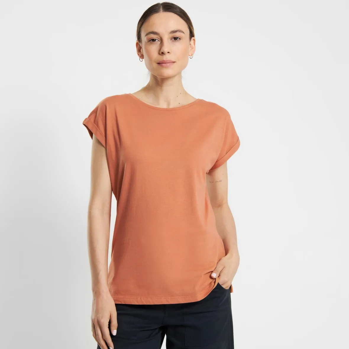 Cheap T-shirt Visby Base Sunburn Orange Women Outlet