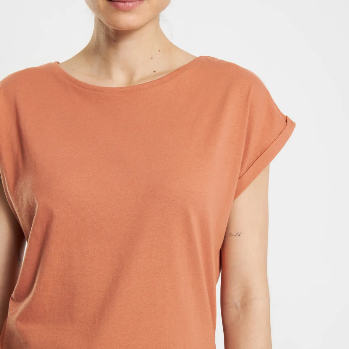 Cheap T-shirt Visby Base Sunburn Orange Women Outlet