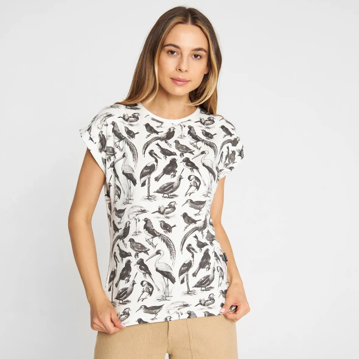 Store T-shirt Visby Black Birds Women T-shirts