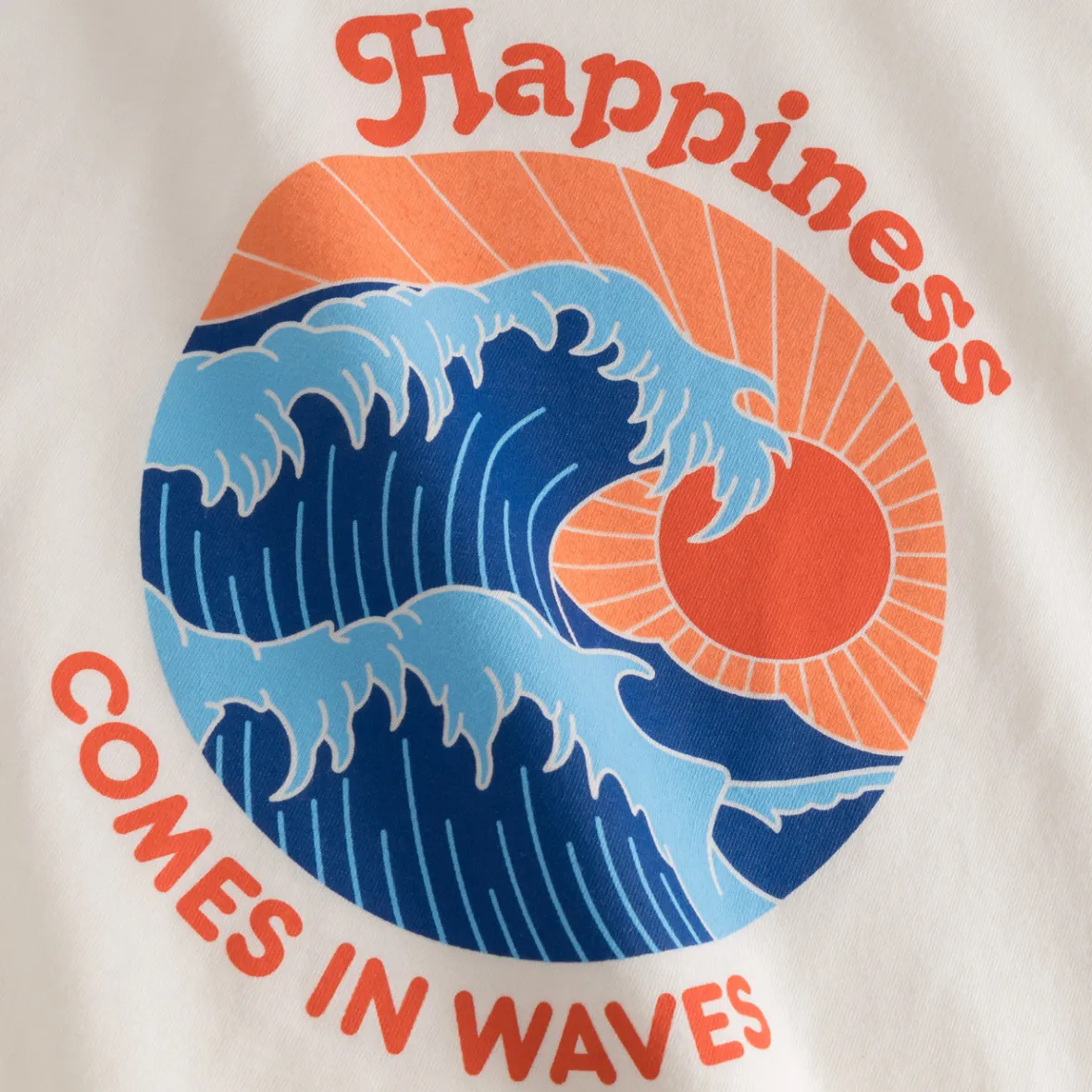 New T-shirt Visby Happiness Off-White Women T-shirts