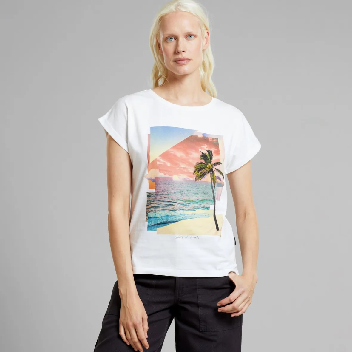 Cheap T-shirt Visby Sucker Sunset White Women Outlet