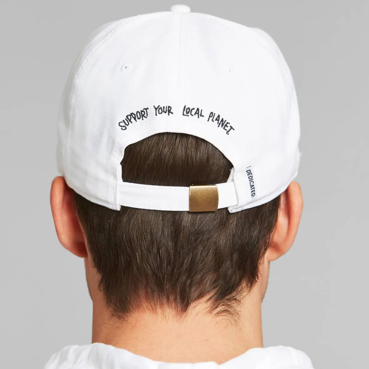 Shop Unconstructed Cap Globe White Women Outlet