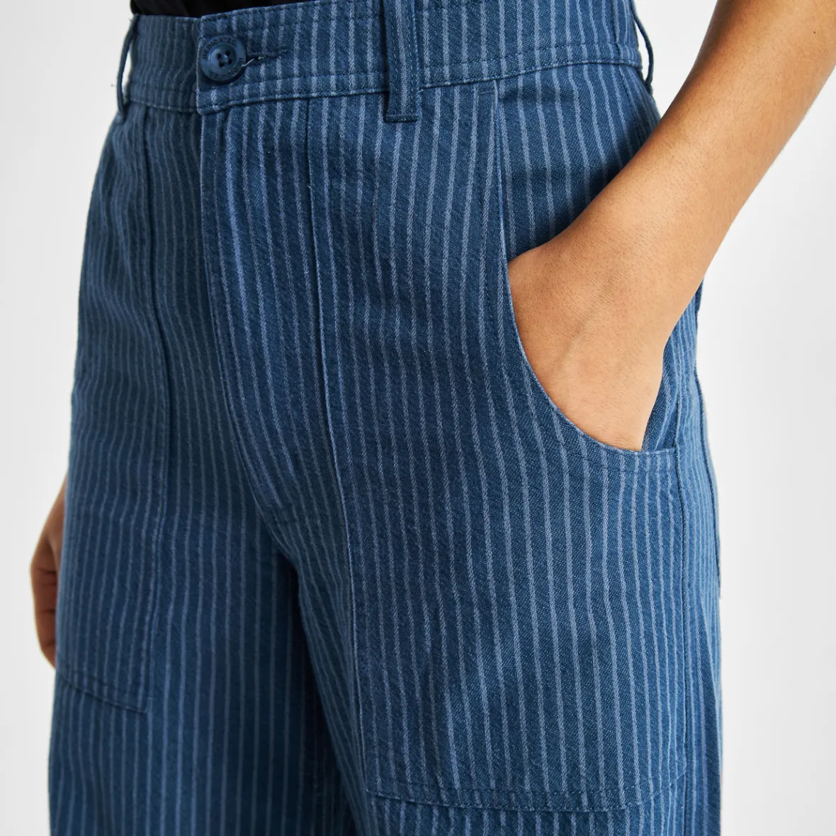 Sale Workwear Pants Vara Work Stripe Dark Blue Women Outlet