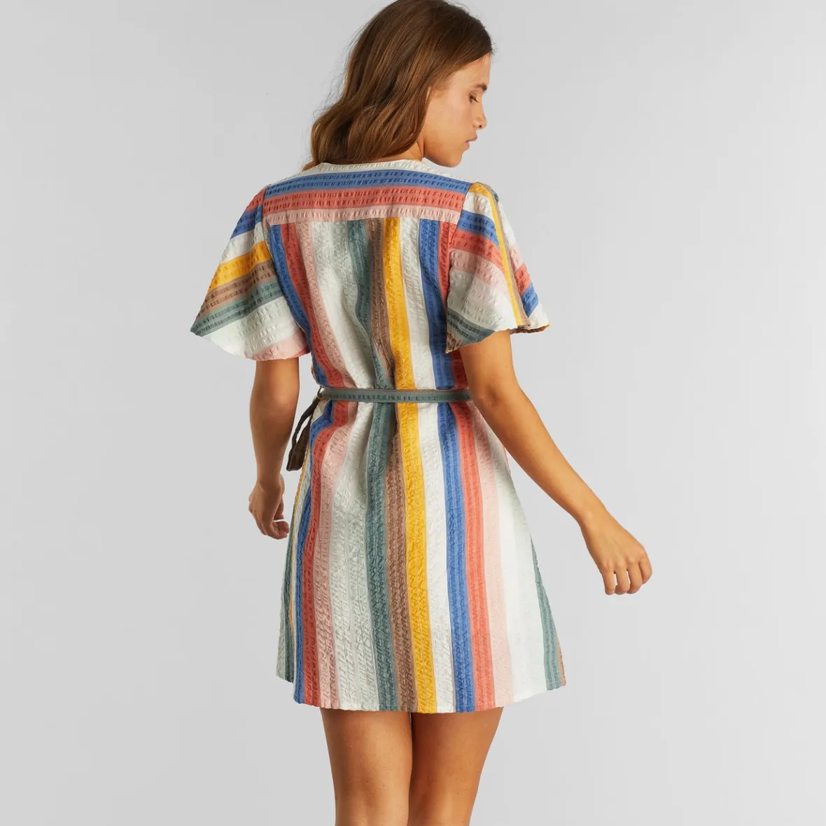 Shop Wrap Dress Kungshamn Stripes Multi Color Women Outlet