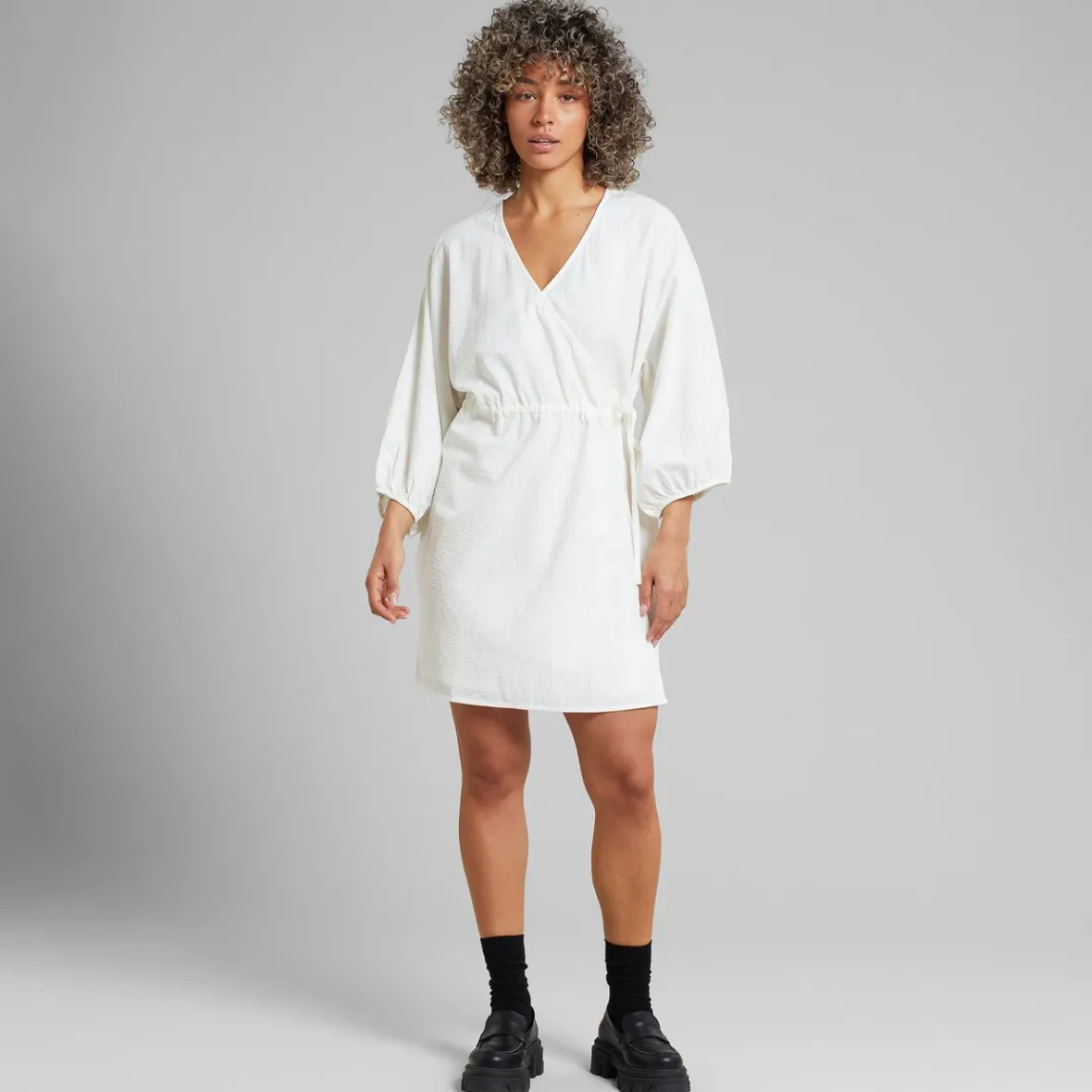 Online Wrap Dress Ugglan White Women Dresses