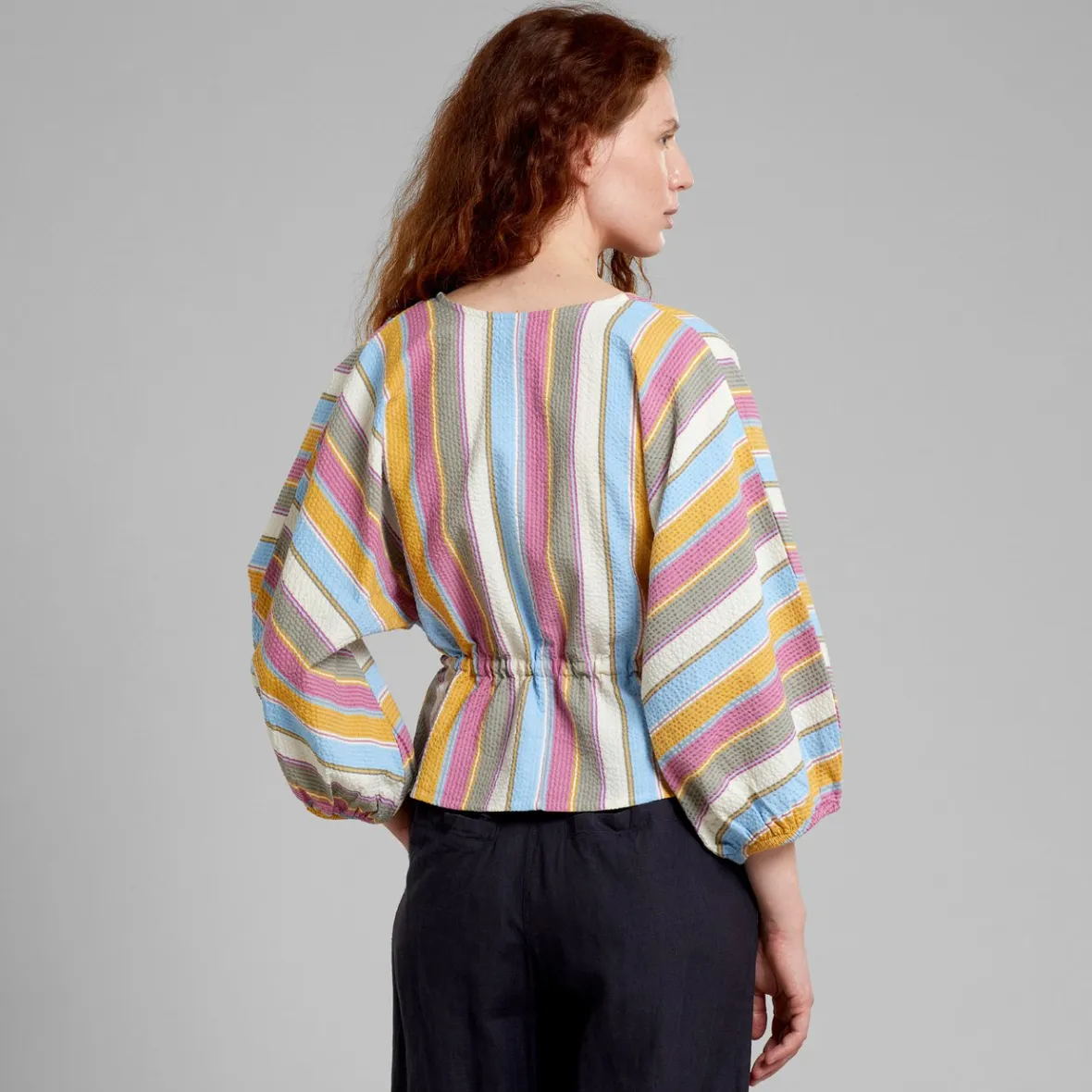 Cheap Wrap Top Rosenvik Club Stripe Multi Color Women Outlet
